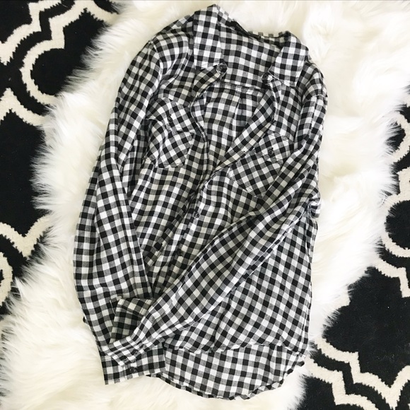 Love Tree Tops - Checkered Fall Flannel Button Down